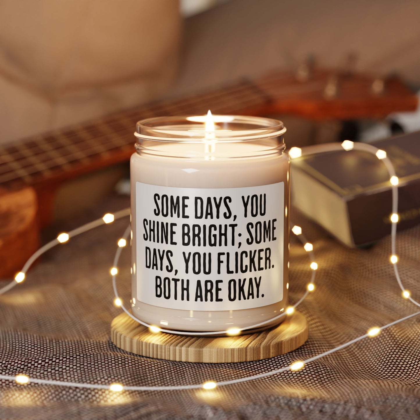 self-care scented candle