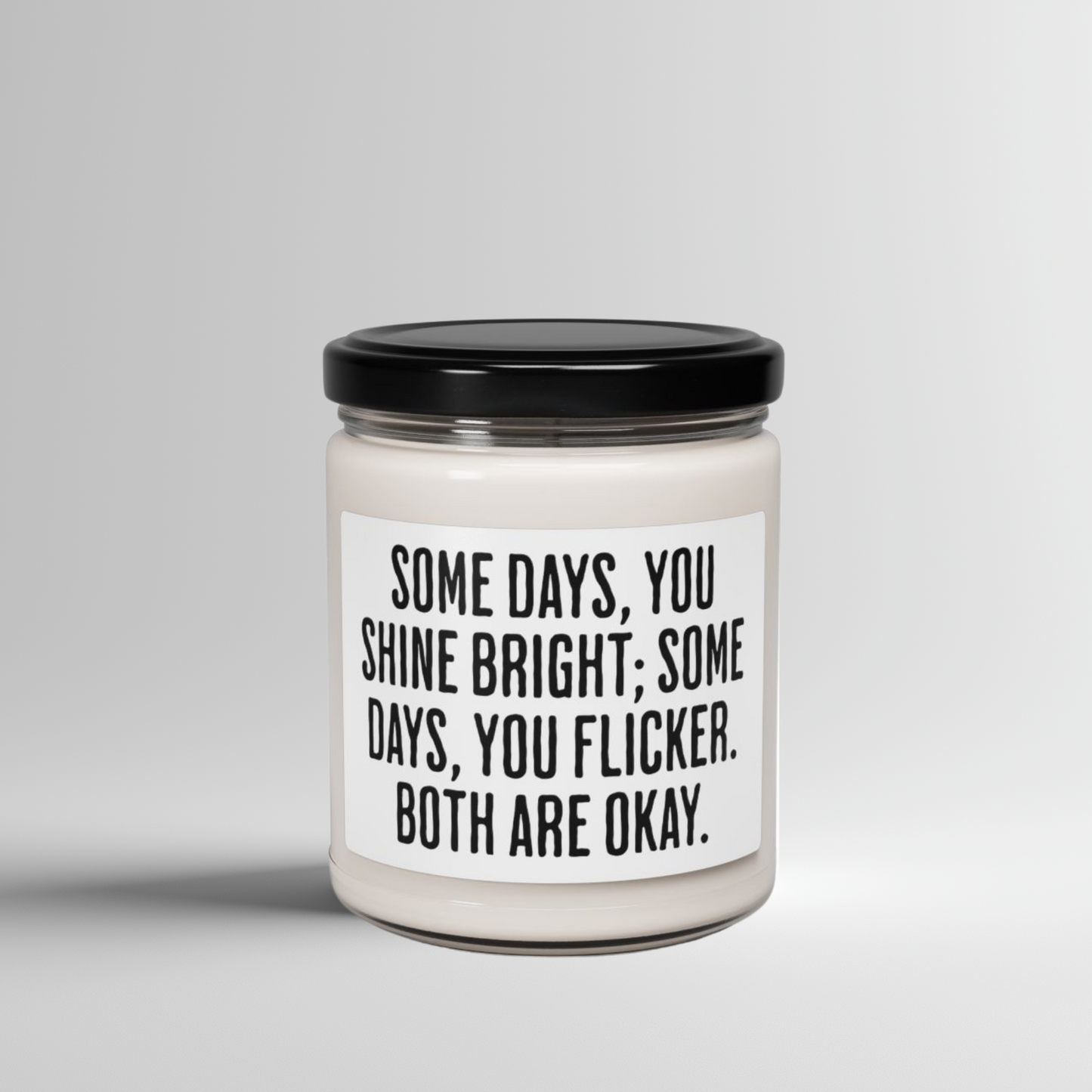 motivational scented candle