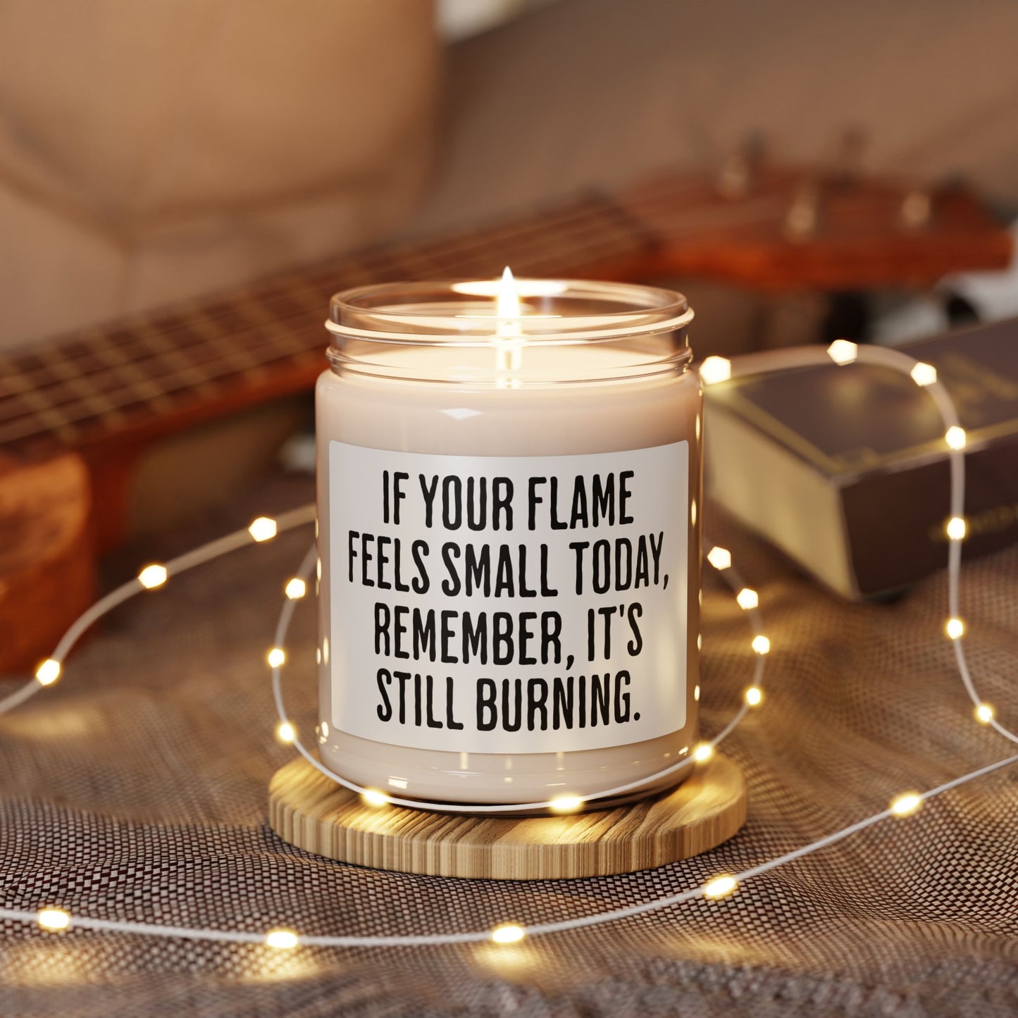 motivational scented candle